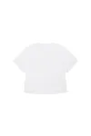 Das Oversized Damen-T-Shirt mit gekrempelten Ärmeln