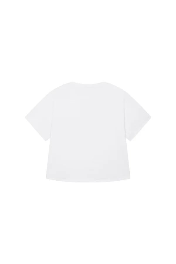Das Oversized Damen-T-Shirt mit gekrempelten Ärmeln