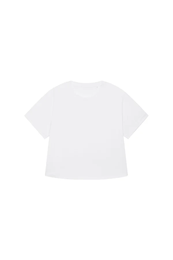 Das Oversized Damen-T-Shirt mit gekrempelten Ärmeln