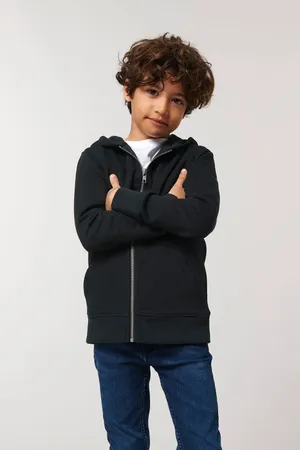 Iconic Kinder Hoodie mit Reißverschluss