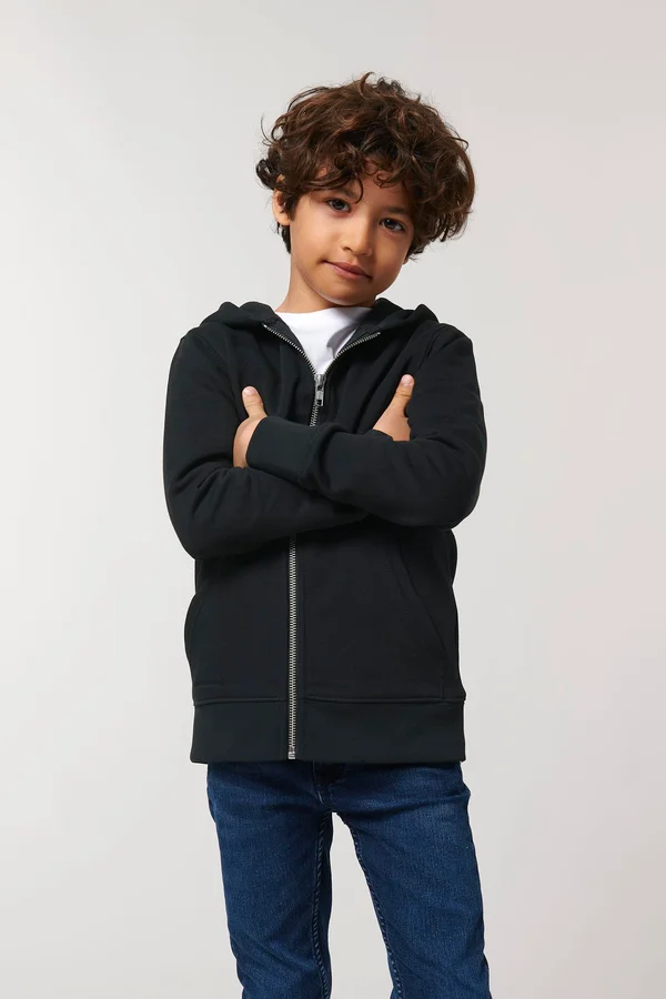 Iconic Kinder Hoodie mit Reißverschluss