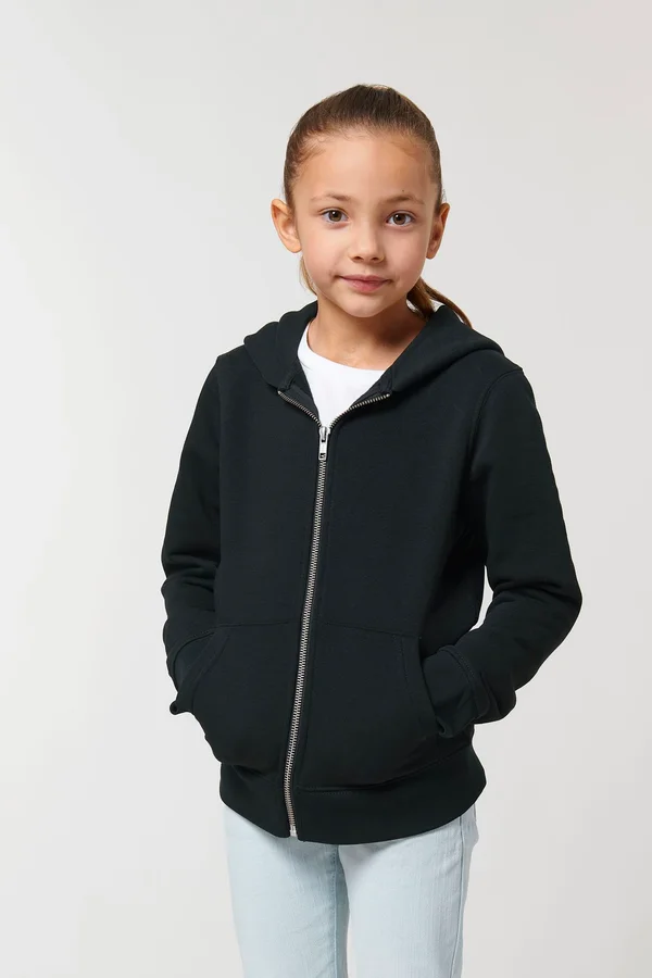 Iconic Kinder Hoodie mit Reißverschluss