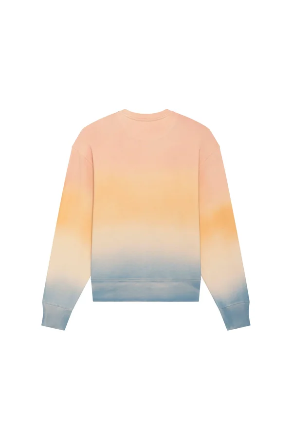 Unisex-Sweatshirt Ombre mit lässiger Passform und Rundhalsausschnitt