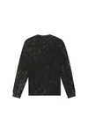 Unisex-Sweatshirt Splatter mit Rundhalsausschnitt