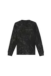 Unisex-Sweatshirt Splatter mit Rundhalsausschnitt