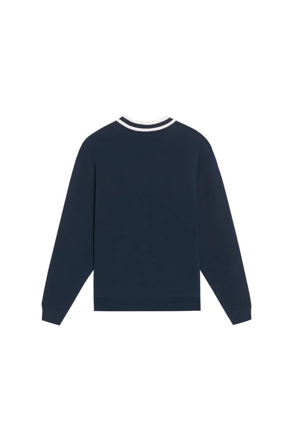 Unisex-Sweatshirt mit V-Ausschnitt