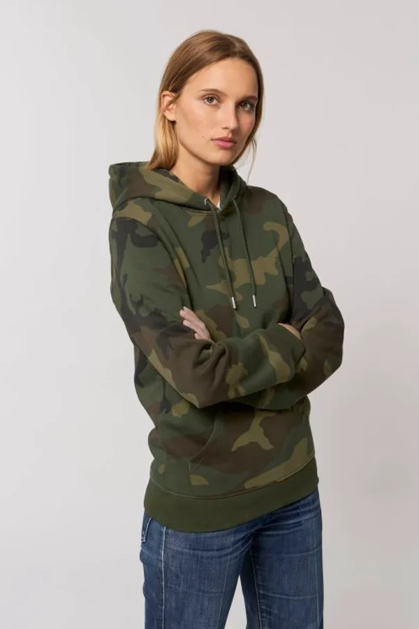 Unisex batik Sweatshirt mit Rundhalsausschnitt