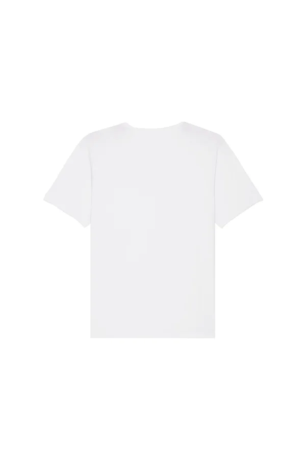 Unisex-T-Shirt mit unversäuberten Säumen
