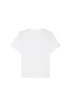 Unisex-T-Shirt mit unversäuberten Säumen