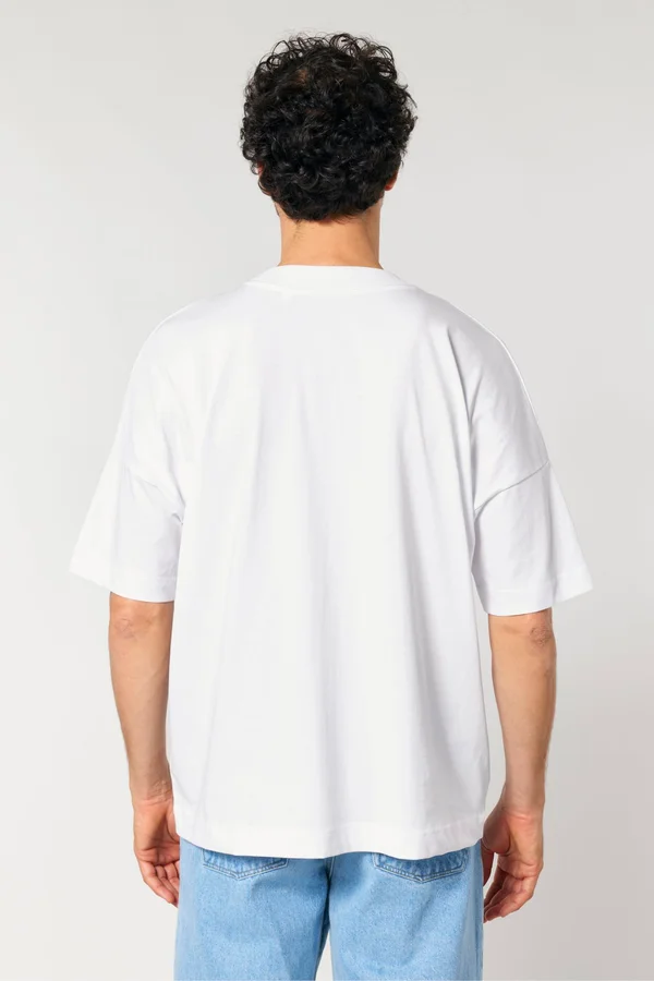 Unisex T-shirt mit stehkragen