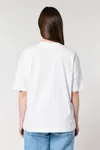Unisex T-shirt mit stehkragen