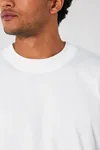 Unisex T-shirt mit stehkragen