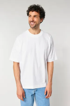 Unisex T-shirt mit stehkragen