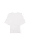 Unisex T-shirt mit stehkragen