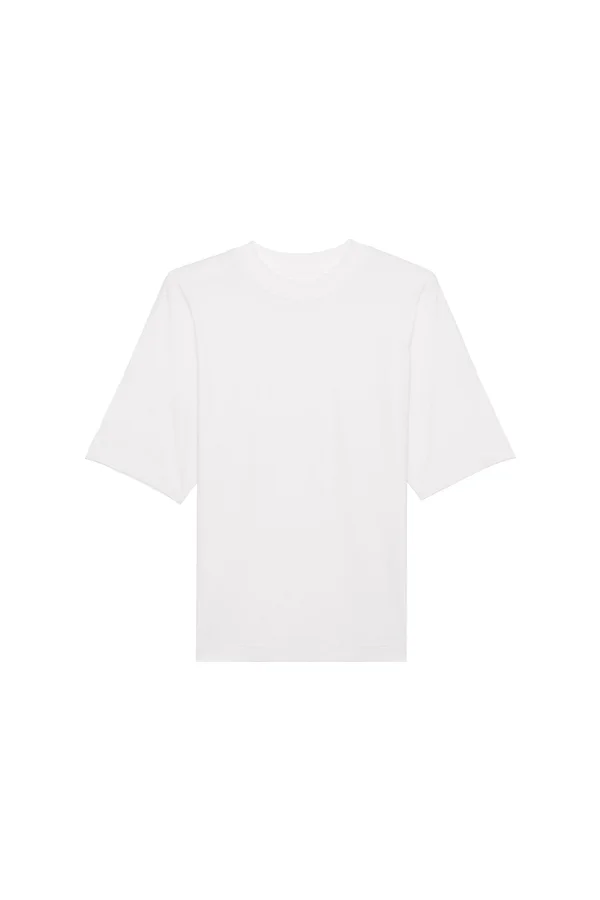 Unisex T-shirt mit stehkragen
