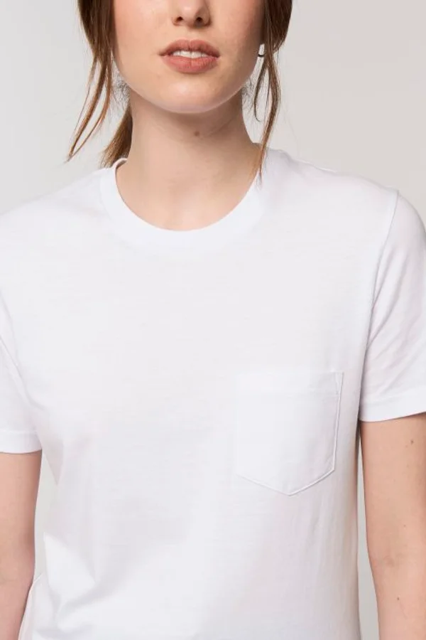 Unisex T-shirt mit Brusttasche