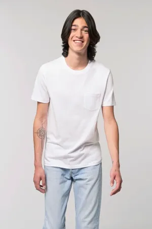 Unisex T-shirt mit Brusttasche