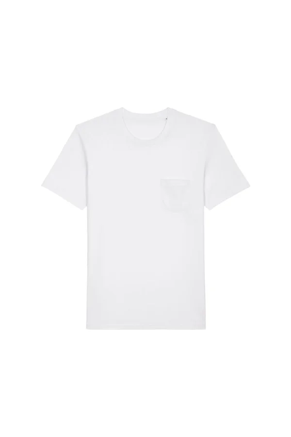 Unisex T-shirt mit Brusttasche