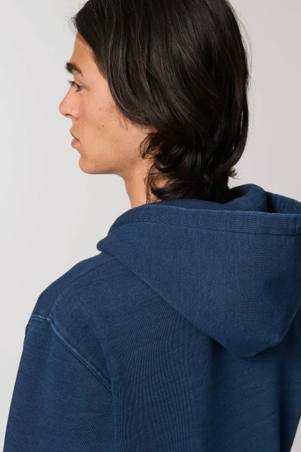 Unisex Denim Kapuzensweat