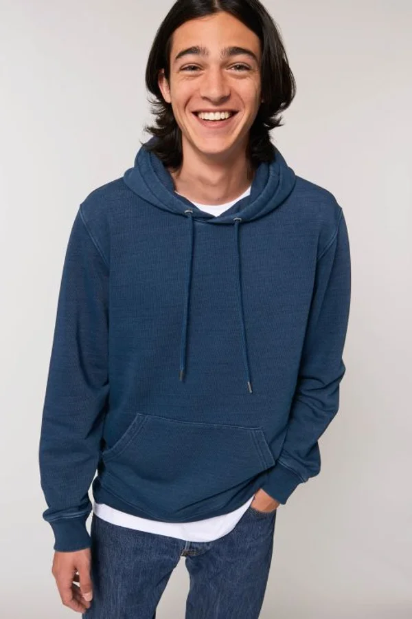 Unisex Denim Kapuzensweat