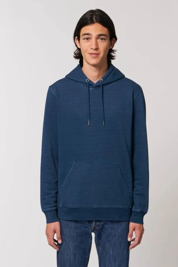 Unisex Denim Kapuzensweat
