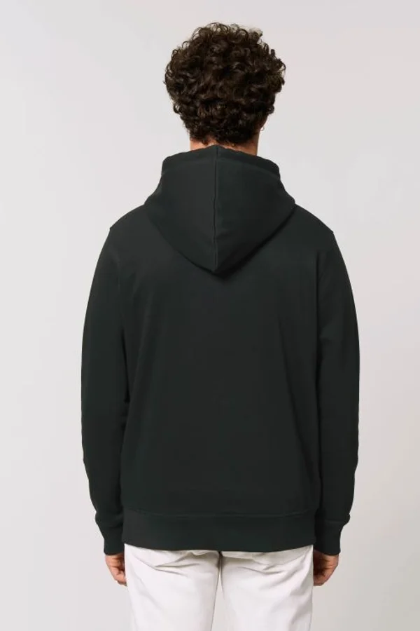 Unisex Kapuzensweat mit Reißverschluss und Sherpa-Futter
