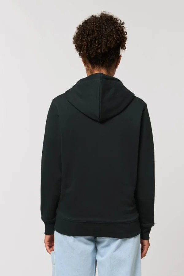 Unisex Kapuzensweat mit Reißverschluss und Sherpa-Futter