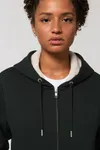 Unisex Kapuzensweat mit Reißverschluss und Sherpa-Futter