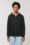 Unisex Kapuzensweat mit Reißverschluss und Sherpa-Futter