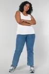 Enganliegendes Damen-Tanktop