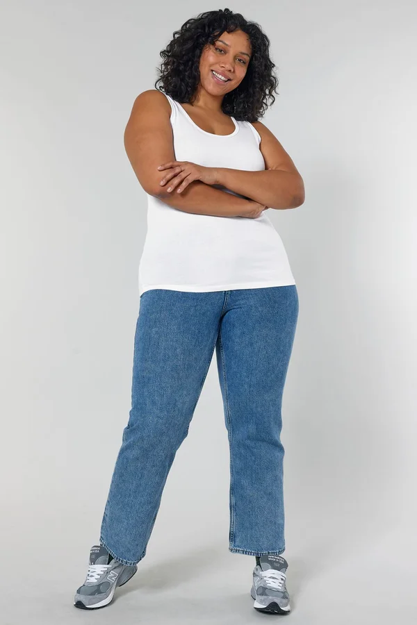 Enganliegendes Damen-Tanktop