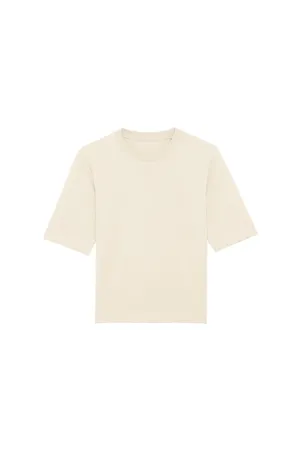 Damen dickes boxy T-shirt