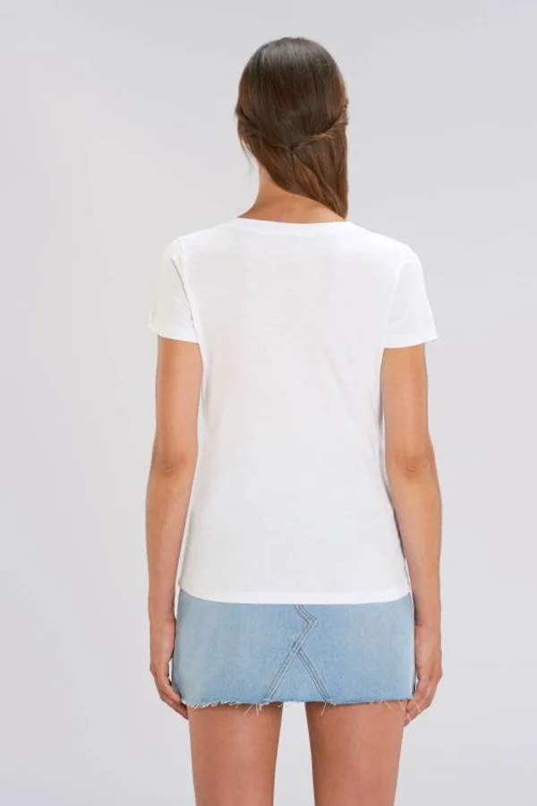 Damen T-Shirt mit V-Ausschnitt
