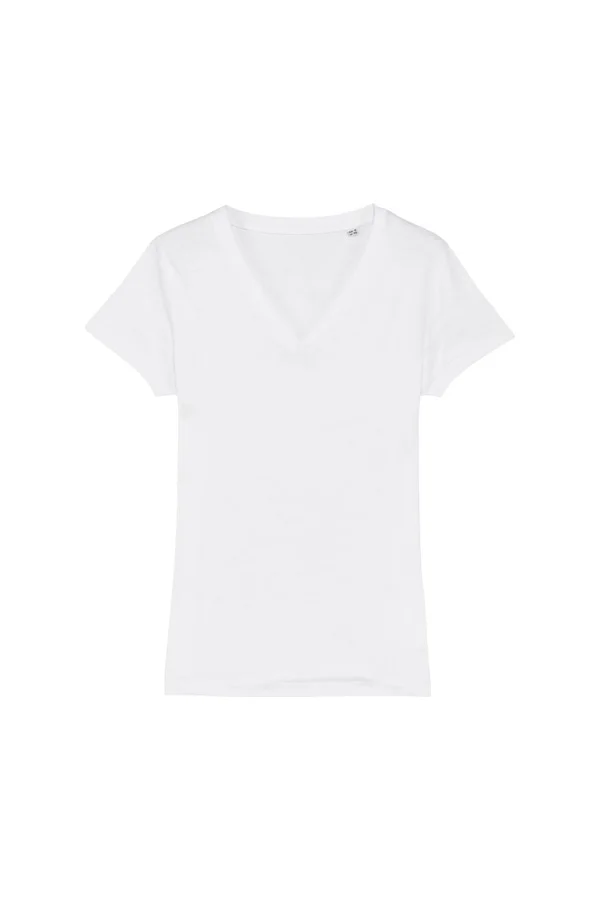 Damen T-Shirt mit V-Ausschnitt