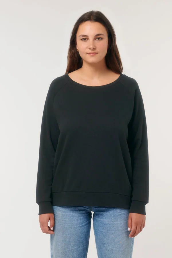 Locker sitzendes Damen Sweatshirt
