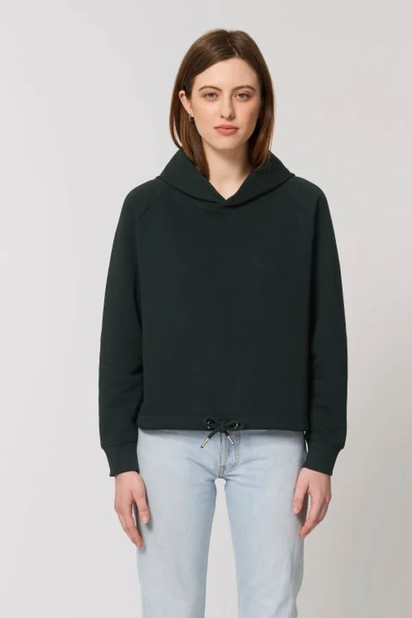 Kurzer Damen Kapuzensweat