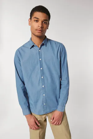 Herren Jeanshemd