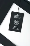 The tote bag made of recycled fabric