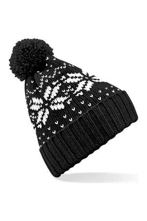 Mütze Snowstar®, Jacquard-Qualität Black / White
