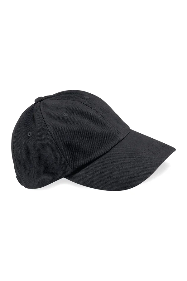 Pitching-Cap, gebürstete Baumwolle Black
