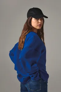Low profile heavy cotton drill 6 panels cap