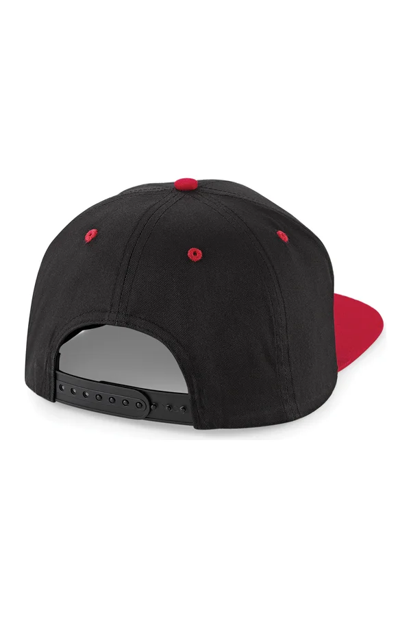 5 Panel Contrast Snapback Black / Classic Red