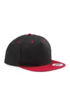 5 Panel Contrast Snapback Black / Classic Red