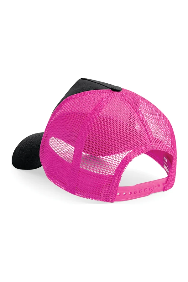 Snapback Trucker Black / Fuchsia