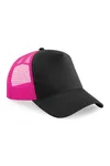 Snapback Trucker Black / Fuchsia