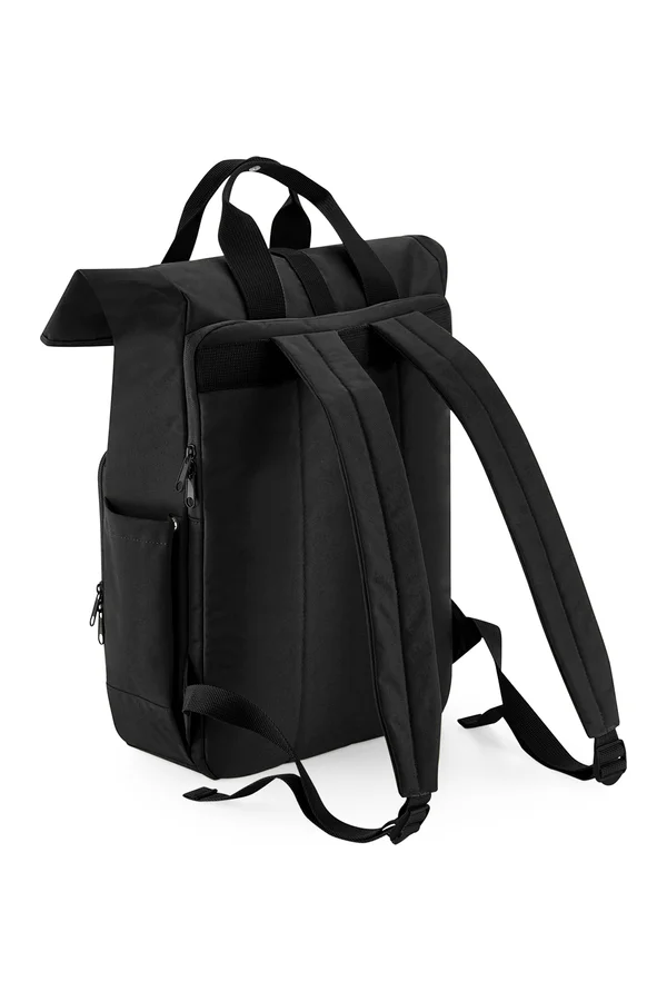 Recycelter Laptop-Rucksack Black