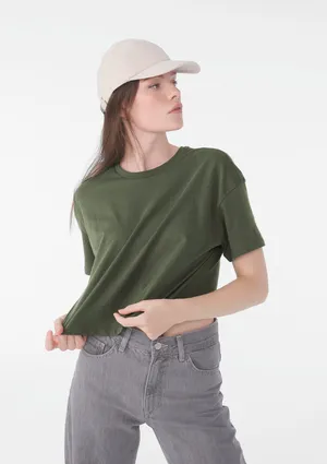 Damen-Crop-Shirt
