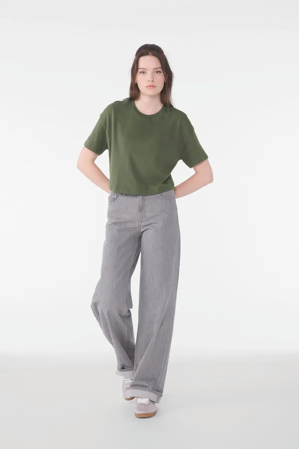 Damen-Crop-Shirt