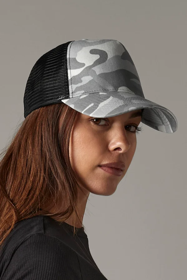 Camo Snapback Trucker Arctic Camo / Black