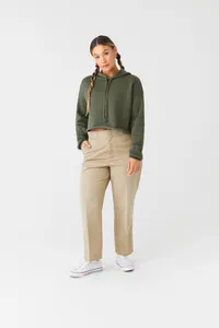 Cropped Kapuzensweatshirt